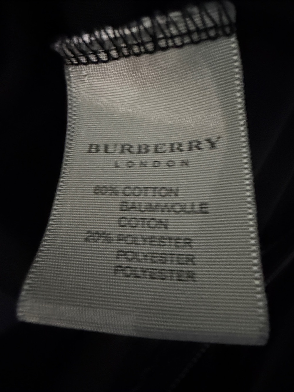 Burberry Black Velvet Hoodie with Vintage Check Lining - Picture 4 of 4